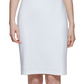 Vestido Calvin Klein Feminino com Decote Redondo e Manga Curta, Branco, Tamanho 8