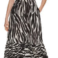 Vestido Calvin Klein Feminino com Babados e Cintura Smocked, Preto, Tamanho 4