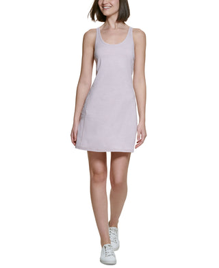 Vestido de ginástica Calvin Klein feminino com bolso lateral rosa tamanho GG