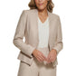 Calvin Klein Blazer Feminino Assimétrico Frente Aberta Amarelo Tamanho 2 Petite