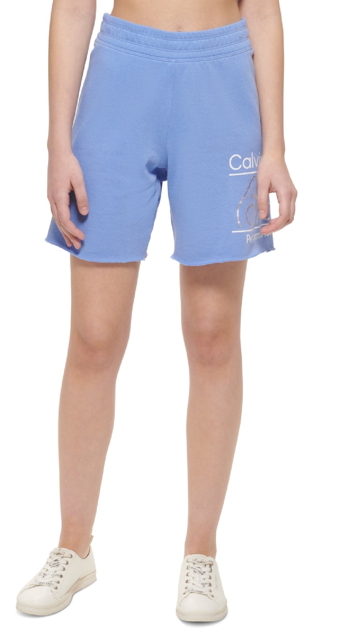 Calvin Klein Shorts Feminino Cintura Alta Roxo Tamanho P