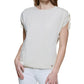 Blusa Calvin Klein Feminina Manga Comprida Marrom Tamanho Médio