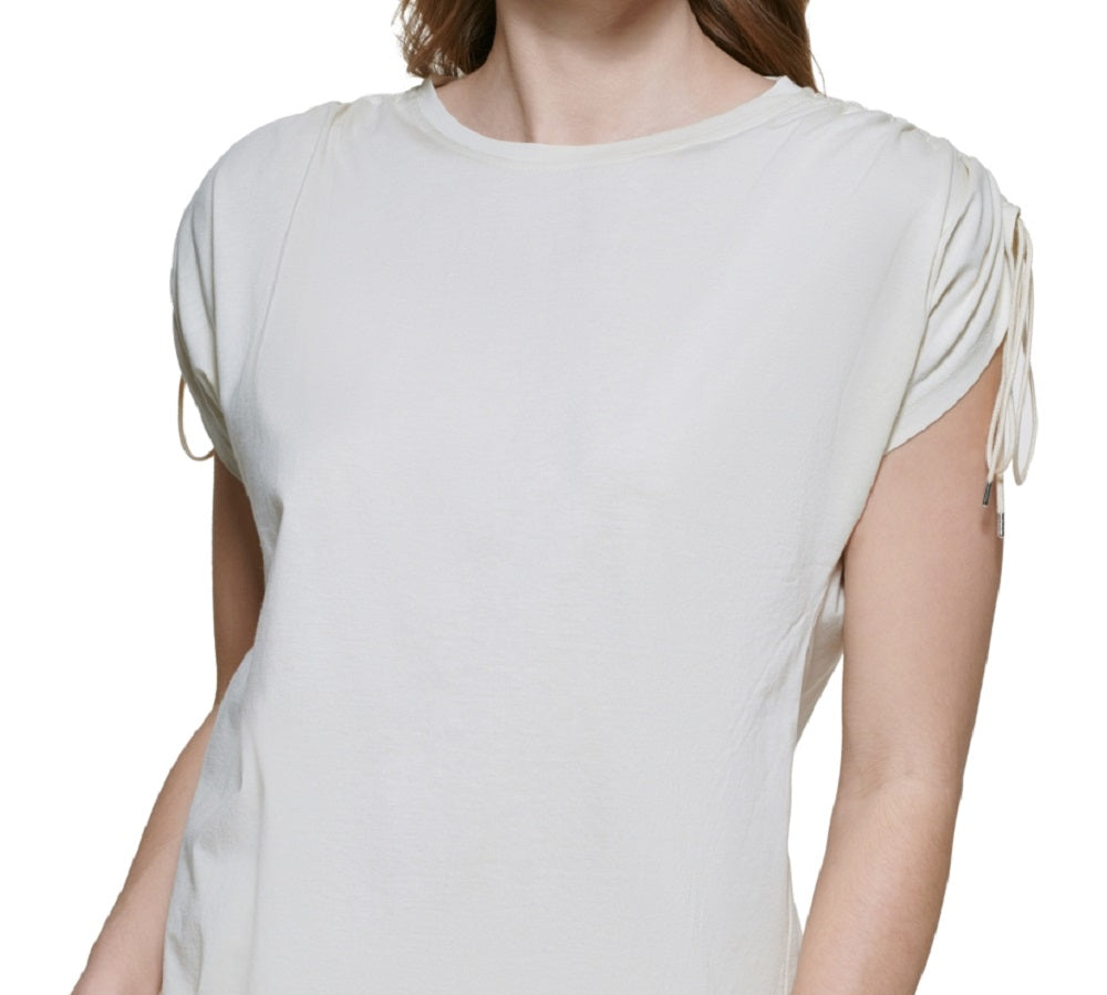 Blusa Calvin Klein Feminina Manga Comprida Marrom Tamanho Médio
