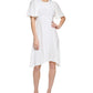 Calvin Klein Women's Mid Sleeve Dress White Size 10