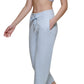 Calça de moletom curta feminina Calvin Klein azul tamanho grande