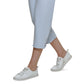 Calça de moletom curta feminina Calvin Klein azul tamanho médio
