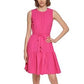 Vestido Calvin Klein Feminino com Ajuste Fino e Flare Rosa Tamanho 8