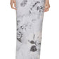 Vestido Calvin Klein Feminino com Um Ombro e Detalhe em Renda Cinza Tamanho 4