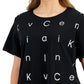 Camiseta Calvin Klein Feminina com Logotipo Preto Tamanho 3X