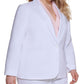 Calvin Klein Blazer Feminino Plus One Button Branco Tamanho 20W