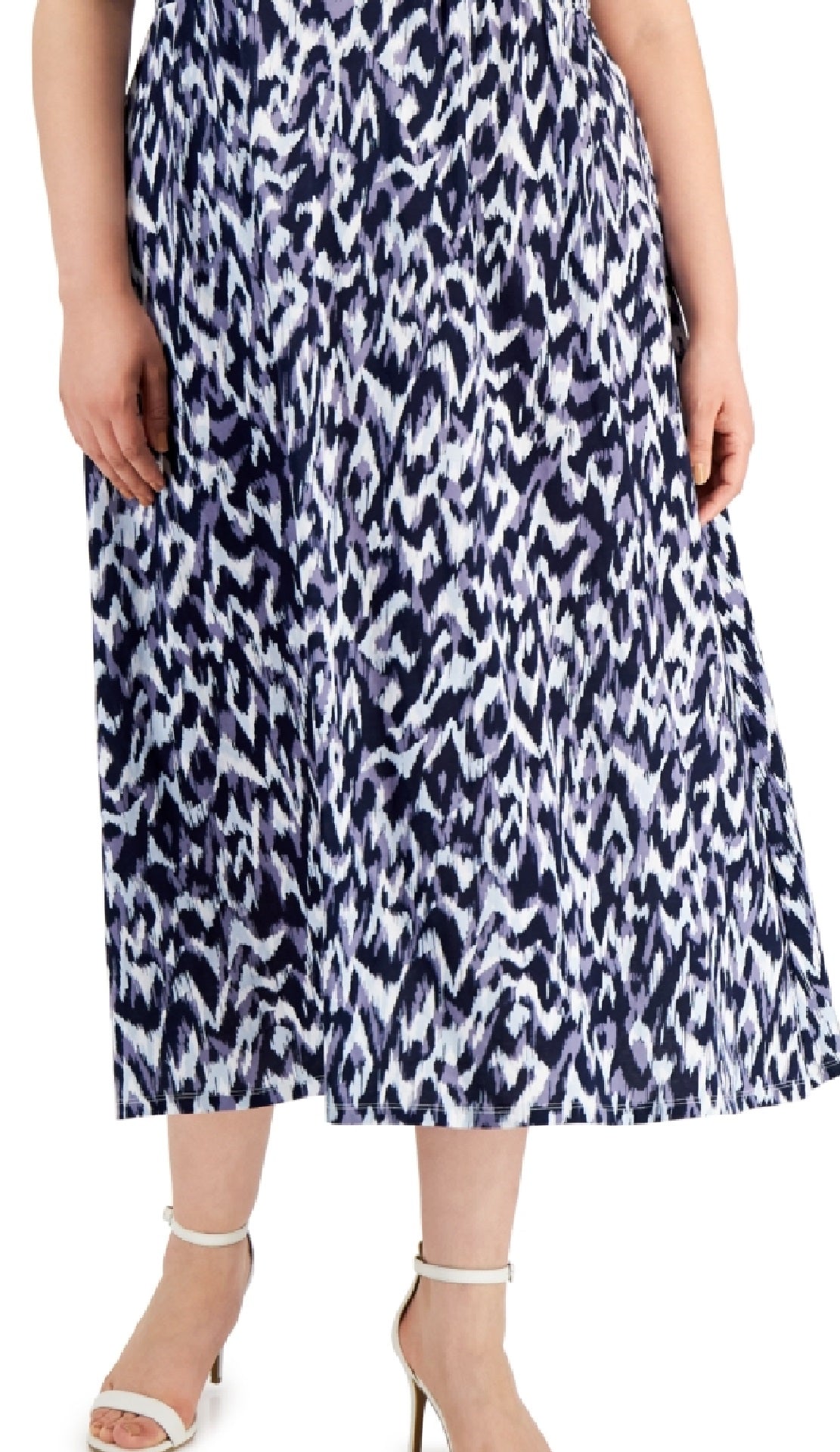 Vestido longo Calvin Klein feminino azul tamanho 2X