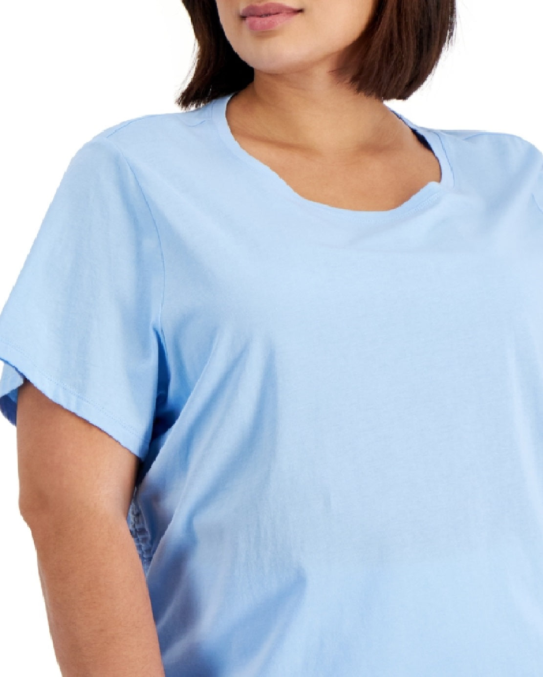 Blusa Calvin Klein Feminina Cintada com Costura Lateral Azul Tamanho 0X