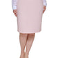 Saia lápis Lux Calvin Klein feminina rosa tamanho 22W
