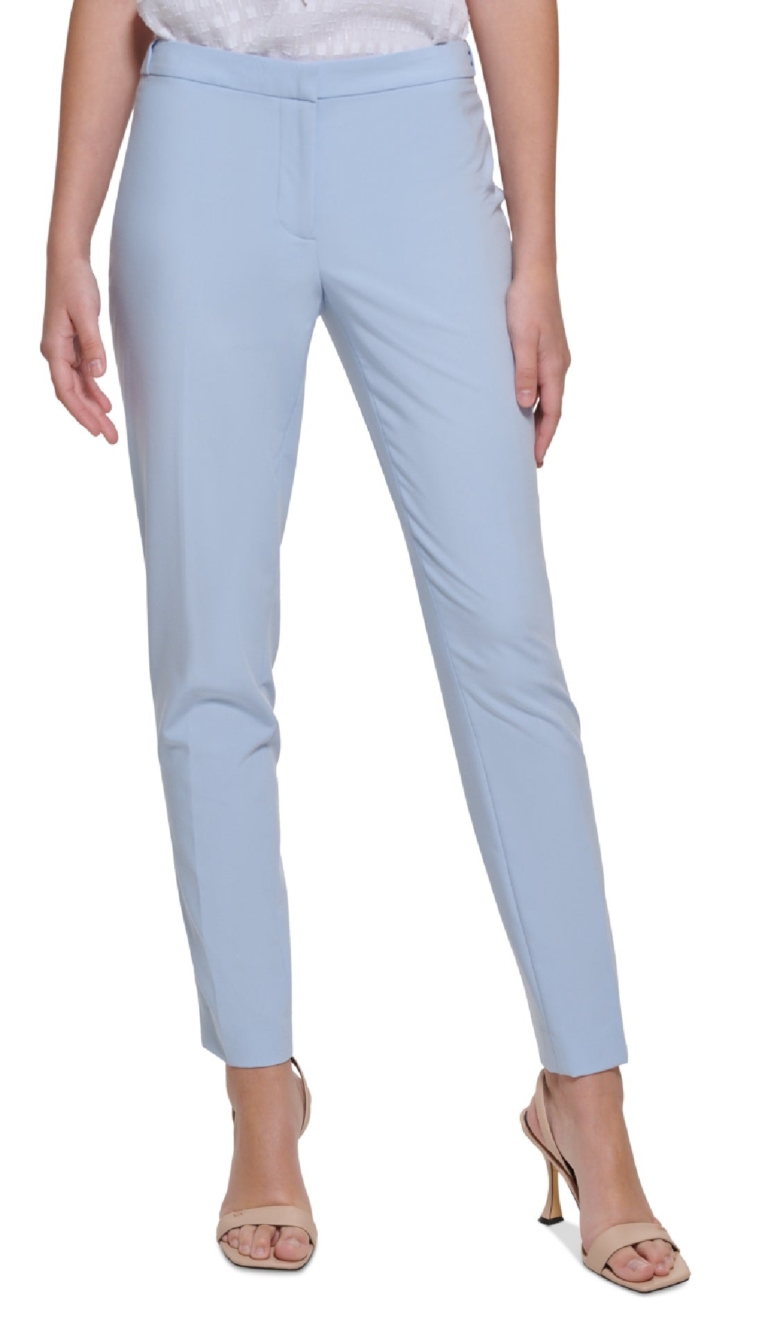 Calça Calvin Klein Lux Highline Feminina Azul Tamanho 12 Petite