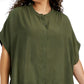 Blusa Calvin Klein Feminina com Botões Verde