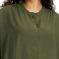 Blusa Calvin Klein Feminina com Botões Verde