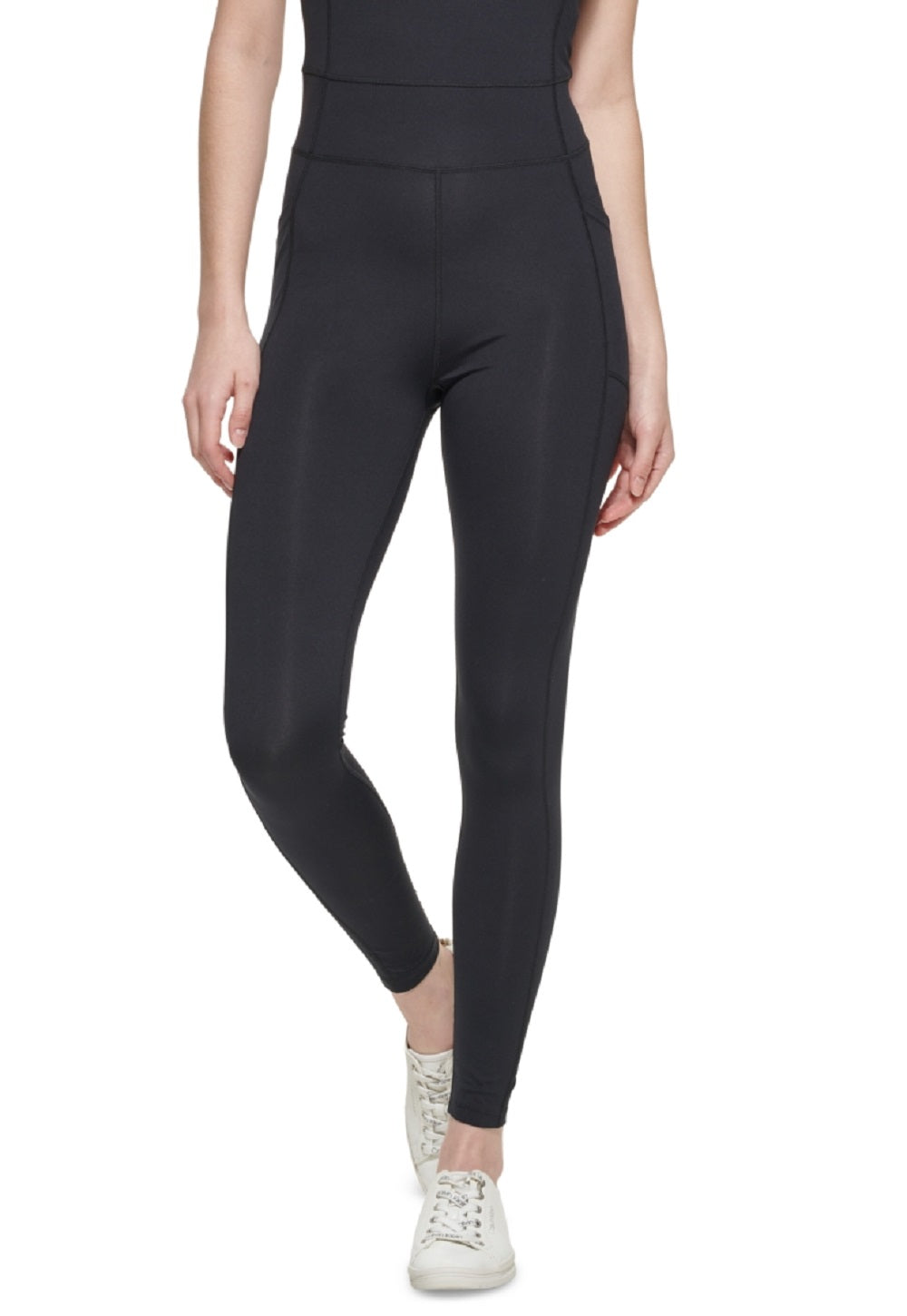 Body Calvin Klein Feminino com Tiras Preto Tamanho Grande