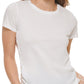 Camiseta Calvin Klein Feminina Cinch Side Branca Tamanho P