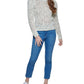 Suéter Calvin Klein Feminino com Gola Redonda e Salpicado Bege