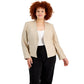 Calvin Klein Blazer Feminino Frente Aberta Amarelo Tamanho 16W