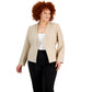 Calvin Klein Blazer Feminino Frente Aberta Amarelo Tamanho 16W