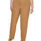 Calça Calvin Klein Highline Texturizada Feminina Marrom Tamanho 16W