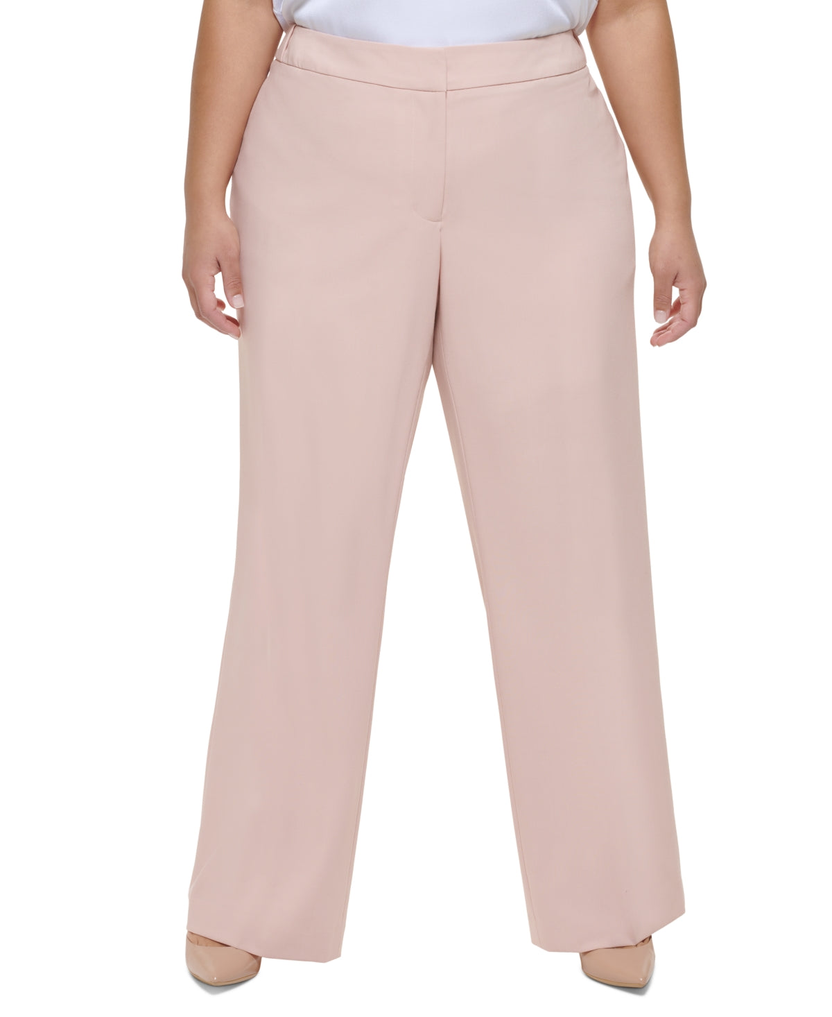 Calça Calvin Klein Highline Feminina Rosa Tamanho 18W