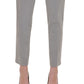Calça Calvin Klein Highline Slim Leg Feminina Cinza Tamanho 4 Petite