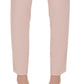 Calça Calvin Klein Highline Slim Leg Feminina Rosa Tamanho 12 Petite