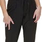 Calça Calvin Klein Feminina Amarrada na Cintura Preta Tamanho Médio