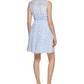 Vestido Calvin Klein Xadrez Feminino A-Line Azul Tamanho 16