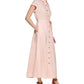 Vestido-camisa Calvin Klein feminino xadrez com cinto laranja tamanho 4