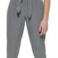 Calça Calvin Klein Feminina Cintura Amarrada Cinza Tamanho Médio