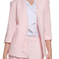 Calvin Klein Blazer Feminino Manga 3/4 Frente Aberta Rosa Tamanho 12 Petite