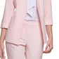 Calvin Klein Blazer Feminino Manga 3/4 Frente Aberta Rosa Tamanho 12 Petite
