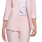 Calvin Klein Blazer Feminino Manga 3/4 Frente Aberta Rosa Tamanho 6 Petite