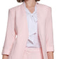 Calvin Klein Blazer Feminino Manga 3/4 Frente Aberta Rosa Tamanho 4 Petite