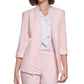 Calvin Klein Blazer Feminino Manga 3/4 Frente Aberta Rosa Tamanho 2 Petite