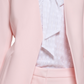 Calvin Klein Blazer Feminino Manga 3/4 Frente Aberta Rosa Tamanho 2 Petite