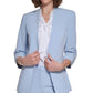 Calvin Klein Blazer Feminino Manga 3/4 Frente Aberta Azul Tamanho 12 Petite