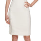 Vestido midi executivo feminino Calvin Klein, branco, tamanho 4