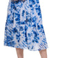 Vestido Calvin Klein Feminino Tie Dye Metálico Azul Tamanho 16