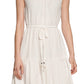 Vestido Calvin Klein Feminino com Ajuste Fino e Flare, Branco, Tamanho 4