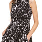 Vestido Calvin Klein Feminino Estampado em Renda, Cinzento, Tamanho 8