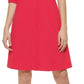 Vestido Calvin Klein Feminino Manga Bufante A-Line Rosa Tamanho 10