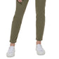 Calça Calvin Klein Feminina Sarja de Algodão Elástico Verde Tamanho 6