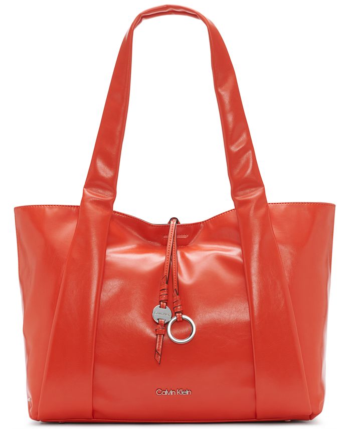 Bolsa Hana Tote Feminina Calvin Klein Laranja Tamanho
