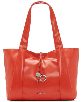 Calvin Klein Women's Hana Tote Orange Size size