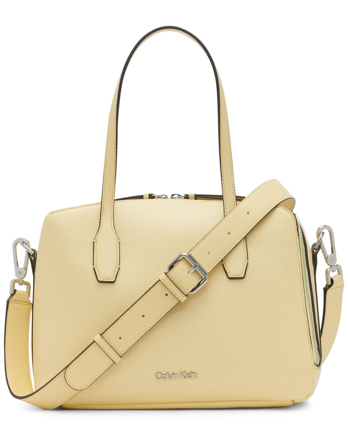 Bolsa Calvin Klein Brenda Feminina Amarela Tamanho Regular