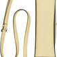 Bolsa transversal feminina Calvin Klein Reyna amarela, tamanho único
